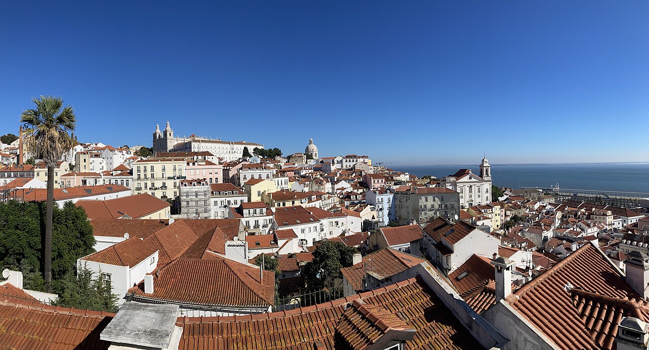 Lisbon panorama from the Bairro Alto